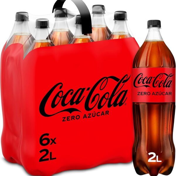UK Zero Coke 2 Ltr x 6